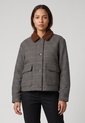 Chaqueta Levi's Bree Cropped Chore Sherpa Gris de Levis