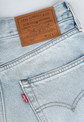 Jean Levi's 568 Loose Straight Fit Índigo Claro