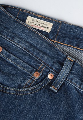 Jean Levi's 555 Relaxed Straight Fit Índigo Oscuro
