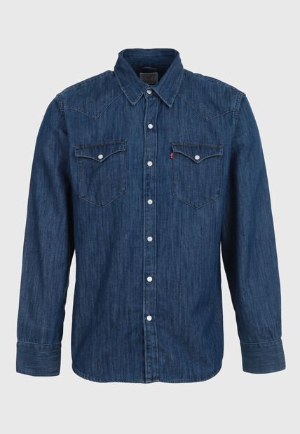 Camisa Denim Levi's Barstow Western Índigo Oscuro
