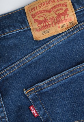 Jean Levi's 505 Regular Fit Índigo Medio