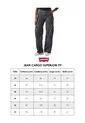 Jean Cargo Levi's Superlow Fit Marfil de Levis