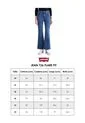 Jean Levi's 726 Flare Fit índigo Medio de Levis