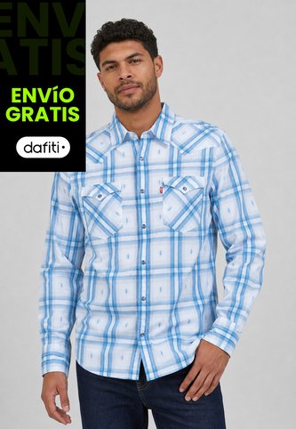 Camisa Levi's Barstow Western Azul Levis