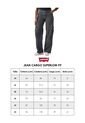 Jean Cargo Levi's Superlow Loose Fit  Verde de Levis