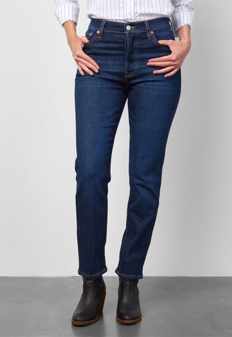 Jean Levi's Wedgie Straight Fit Índigo Oscuro Levis