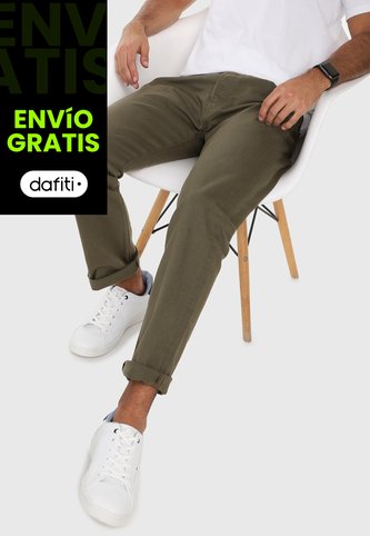 Jean Levi's 501 Classic Fit Verde Oliva Levis