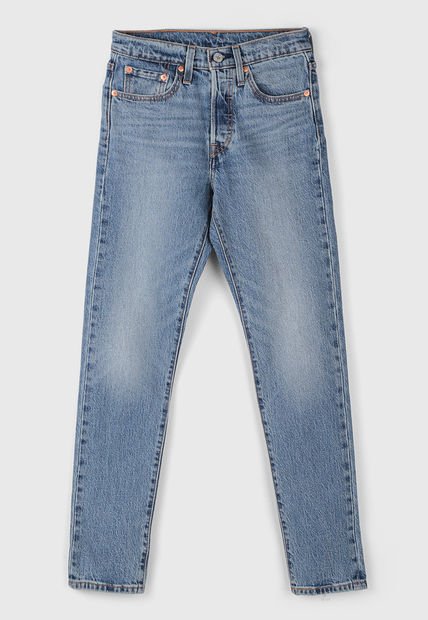 Jean Levi's 501 Skinny Fit Índigo Medio