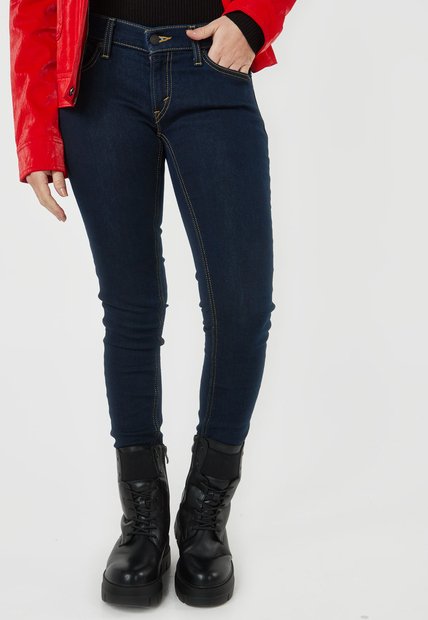 Jean Azul Navy Levi's 524 Skinny Fit