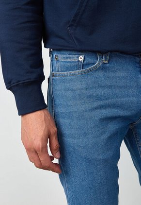 Jean Levi's 514 Straight Fit Índigo Medio