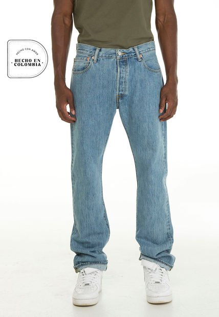Jean Azul Claro Levi's 501 Classic Fit