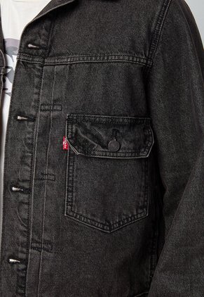 Chaqueta Denim Levi's Trucker Negro