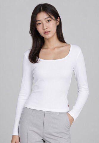 Camiseta Manga Larga Levi's Blanco Levis