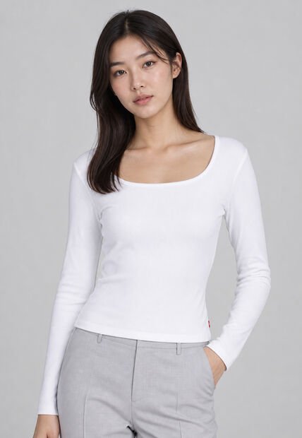 Camiseta Manga Larga Levi's Blanco