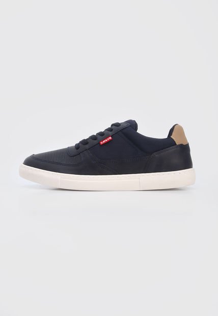 Tenis Lifestyle Azul Navy-Beige-Marfil Levi's