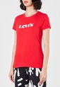 Camiseta Rojo-Blanco Levi's de Levis