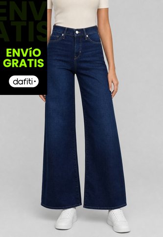 Jean Levi's 318 Shaping Wide Leg Fit Índigo Medio Levis