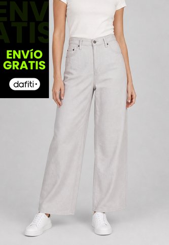 Jean Levi's Ribcage Wide Leg Fit Beige Levis