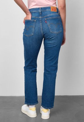 Jean Levi's Wedgie Straight Fit Índigo Medio
