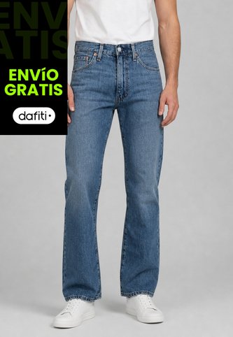 Jean Levi's 555 Relaxed Straight Fit Índigo Medio Levis