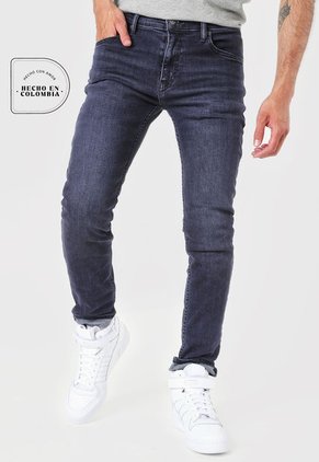 Jean Azul Grisáceo Levi's 512 Slim Taper