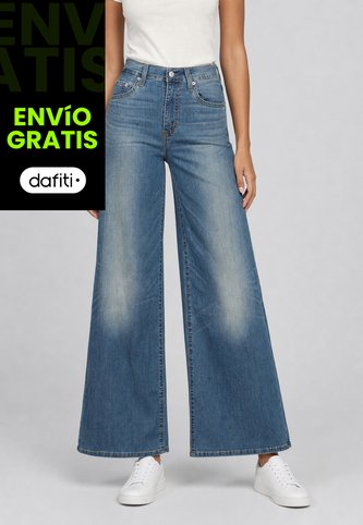 Jean Levi's 728 Wide Leg Fit Índigo Medio Levis