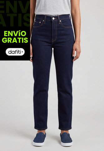 Jean Levi's Ribcage Straight Ankle Fit Índigo Oscuro Levis