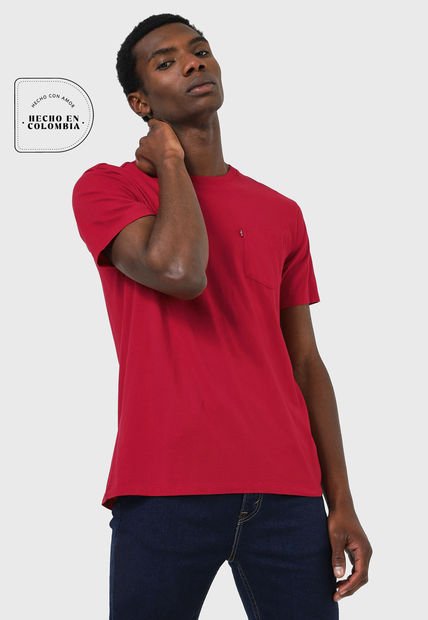 Camiseta Rojo Levi's