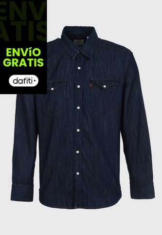 Camisa Denim Levi's Barstow Western  Índigo Oscuro Levis