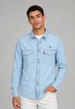 Camisa Denim Levi's Western Índigo Claro de Levis