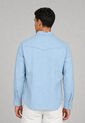 Camisa Denim Levi's Western Índigo Claro de Levis