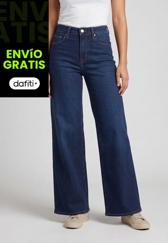 Jean Levi's 728 Wide Leg Fit Índigo Medio Levis
