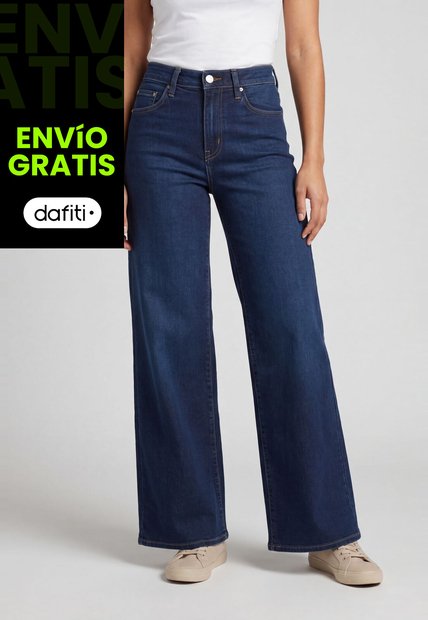 Jean Levi's 728 Wide Leg Fit Índigo Medio