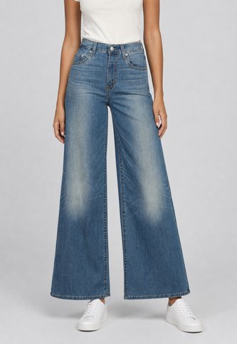 Jean Levi's 728 Wide Leg Fit Índigo Medio Levis