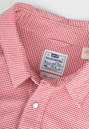 Camisa Levi's Relaxed Fit Western Rojo