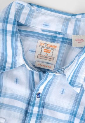 Camisa Levi's Barstow Western Azul