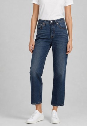 Jean Levi's 501 Cropped Fit Índigo Oscuro