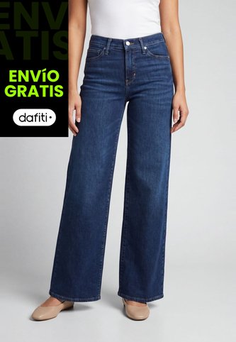Jean Levi's 318 Shaping Wide Leg Fit Índigo Oscuro Levis