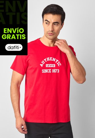 Camiseta Levi's Rojo Levis