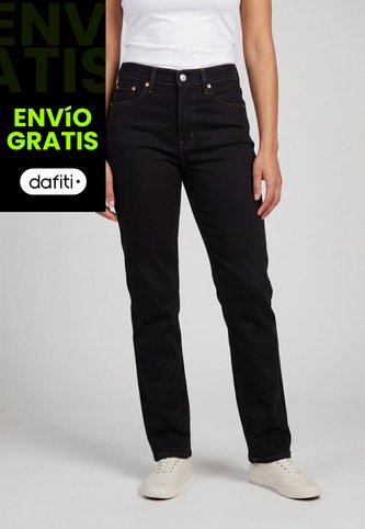 Jean Levi's Wedgie Straight Fit Negro Levis