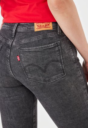Jean Gris Levi's 710 Super Skinny Fit