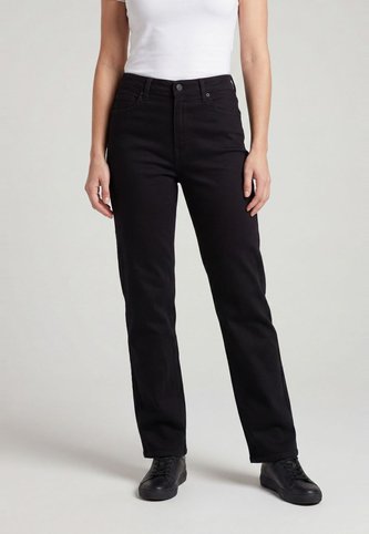 Jean Levi's Ribcage Straight Ankle Fit Negro Levis