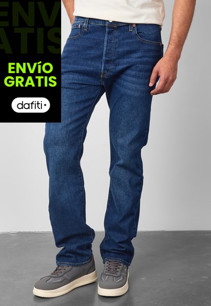 Jean Levi's 501 Original Fit Índigo Medio