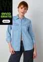 Camisa Denim Levi's The Ultimate Western Índigo Claro de Levis
