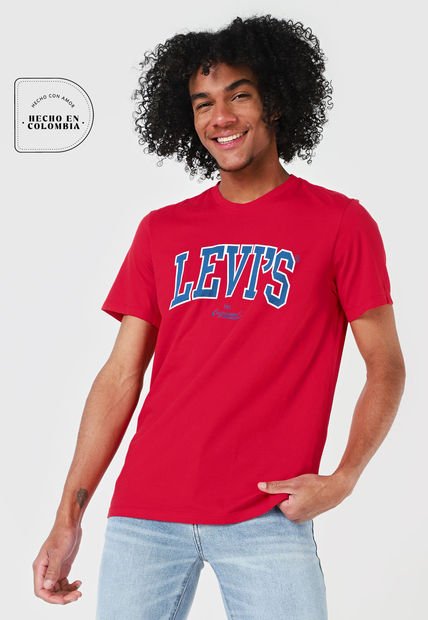 Camiseta Rojo-Azul-Blanco Levi's Compra | Dafiti Colombia