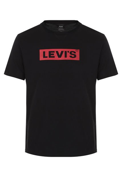 Camiseta Negro Levi's SS Graphic Tee Mx