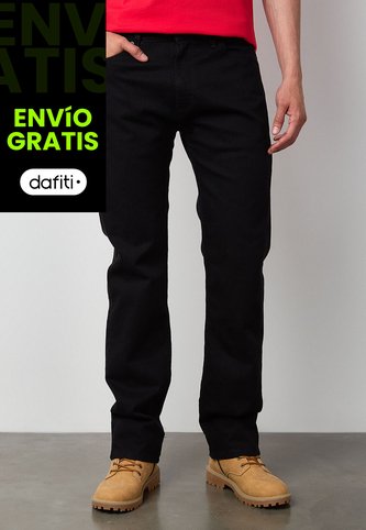 Jean Levi's 505 Regular Fit Negro Levis