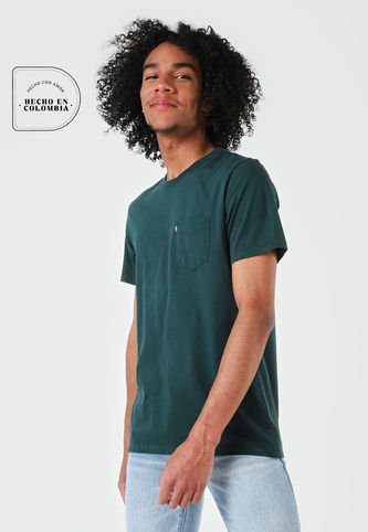 Levis - Camiseta Verde Levi's