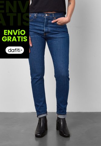 Jean Levi's 501 Skinny Fit Índigo Medio Levis