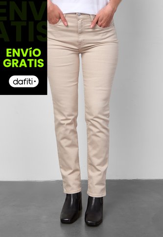 Jean Levi's 724 Slim Straight Fit Caqui Levis